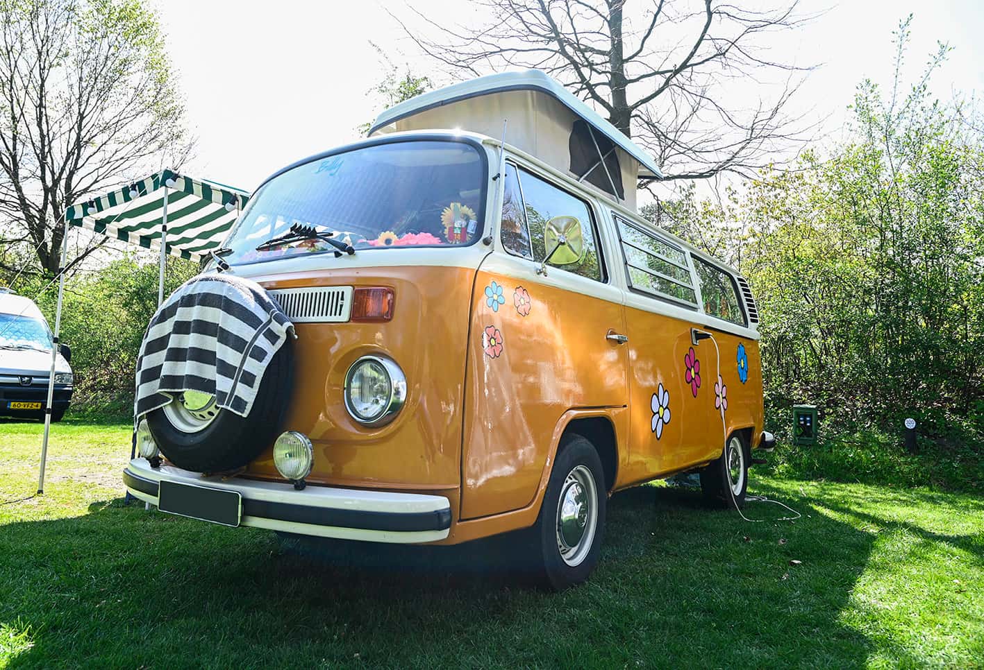 Motorhome and campervan pitch